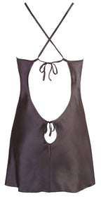 Cottelli Satin Chemise · saténová košilka černá, vel. M