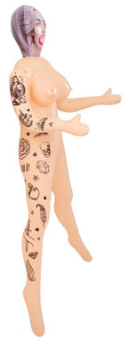 You2Toys NaughtyDollz Tattooed Sex Doll · nafukovací panna 152 cm