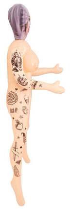 You2Toys NaughtyDollz Tattooed Sex Doll · nafukovací panna 152 cm