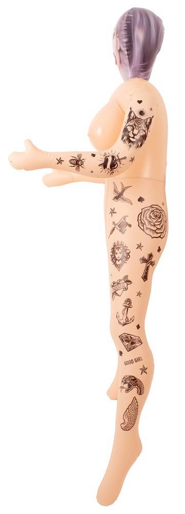 You2Toys NaughtyDollz Tattooed Sex Doll · nafukovací panna 152 cm