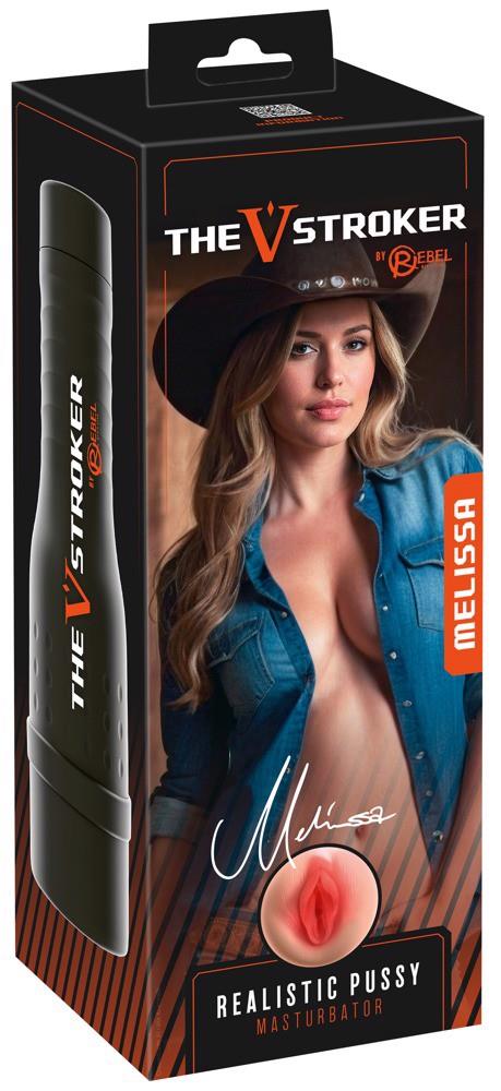 Rebel V-Stroker Melissa · masturbátor v uzavíratelném pouzdře