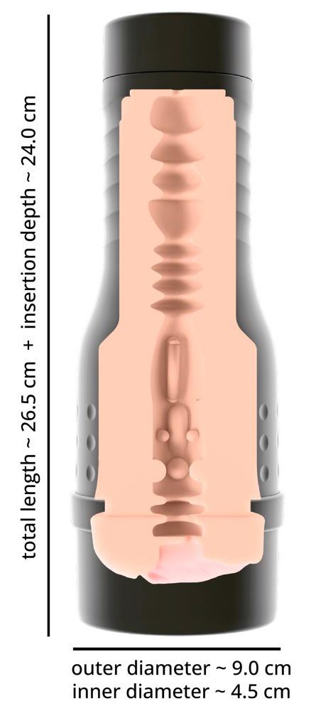 Rebel V-Stroker Melissa · masturbátor v uzavíratelném pouzdře
