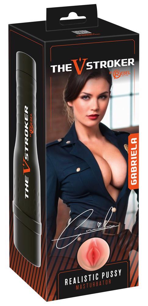 Rebel V-Stroker Gabriela · masturbátor v uzavíratelném pouzdře