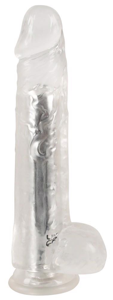 Crystal Clear Vibrator · průhledný realistický vibrátor s přísavkou