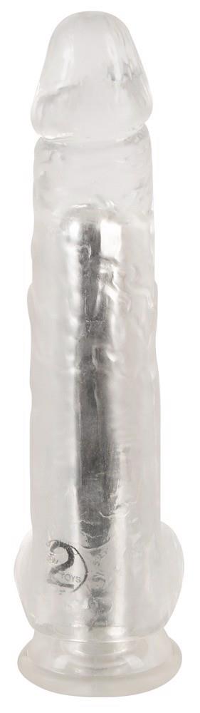 Crystal Clear Vibrator · průhledný realistický vibrátor s přísavkou