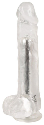 Crystal Clear Vibrator · průhledný realistický vibrátor s přísavkou