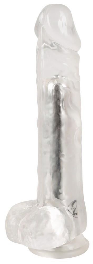 Crystal Clear Vibrator · průhledný realistický vibrátor s přísavkou