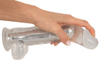Crystal Clear Vibrator · průhledný realistický vibrátor s přísavkou