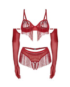 Rossay Red komplet 4-częściowy otwarty  L/XL