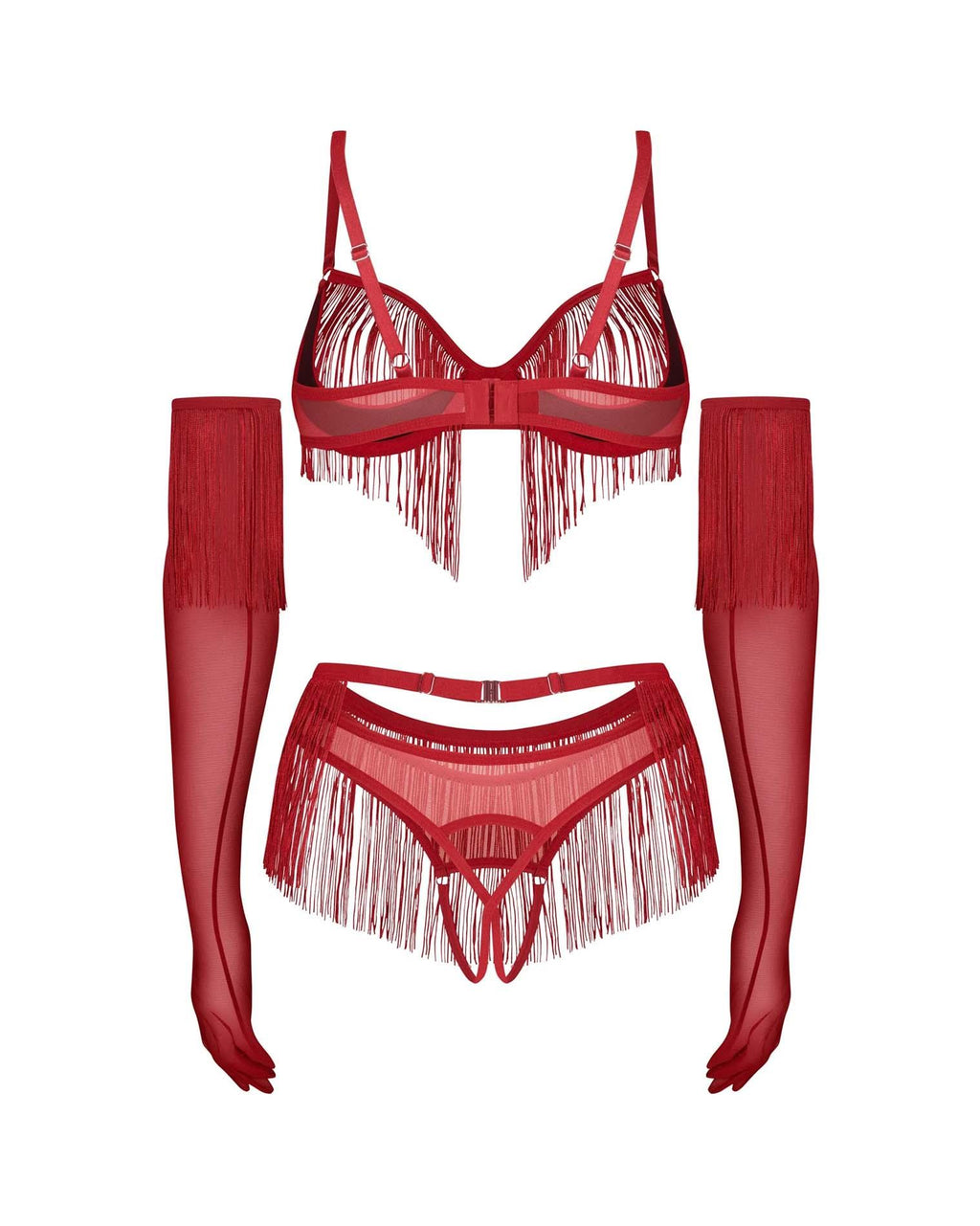 Rossay Red komplet 4-częściowy otwarty  L/XL
