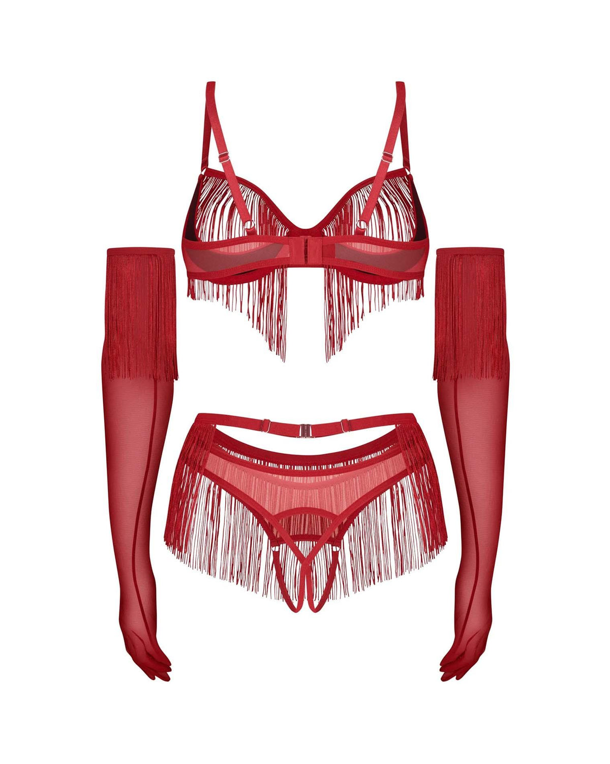 Rossay Red komplet 4-częściowy otwarty  L/XL