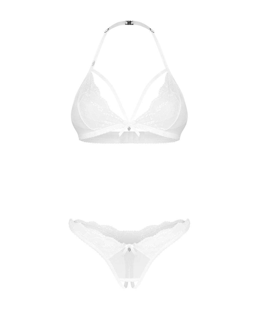 Obsessive Weddya · třídílný set se dvěma tangy · vel. 2XL/3XL