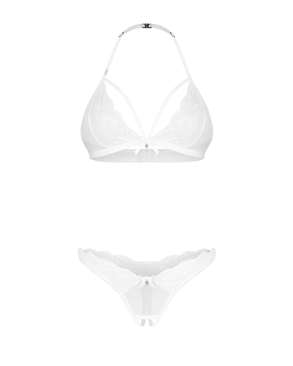Obsessive Weddya · třídílný set se dvěma tangy · vel. 2XL/3XL