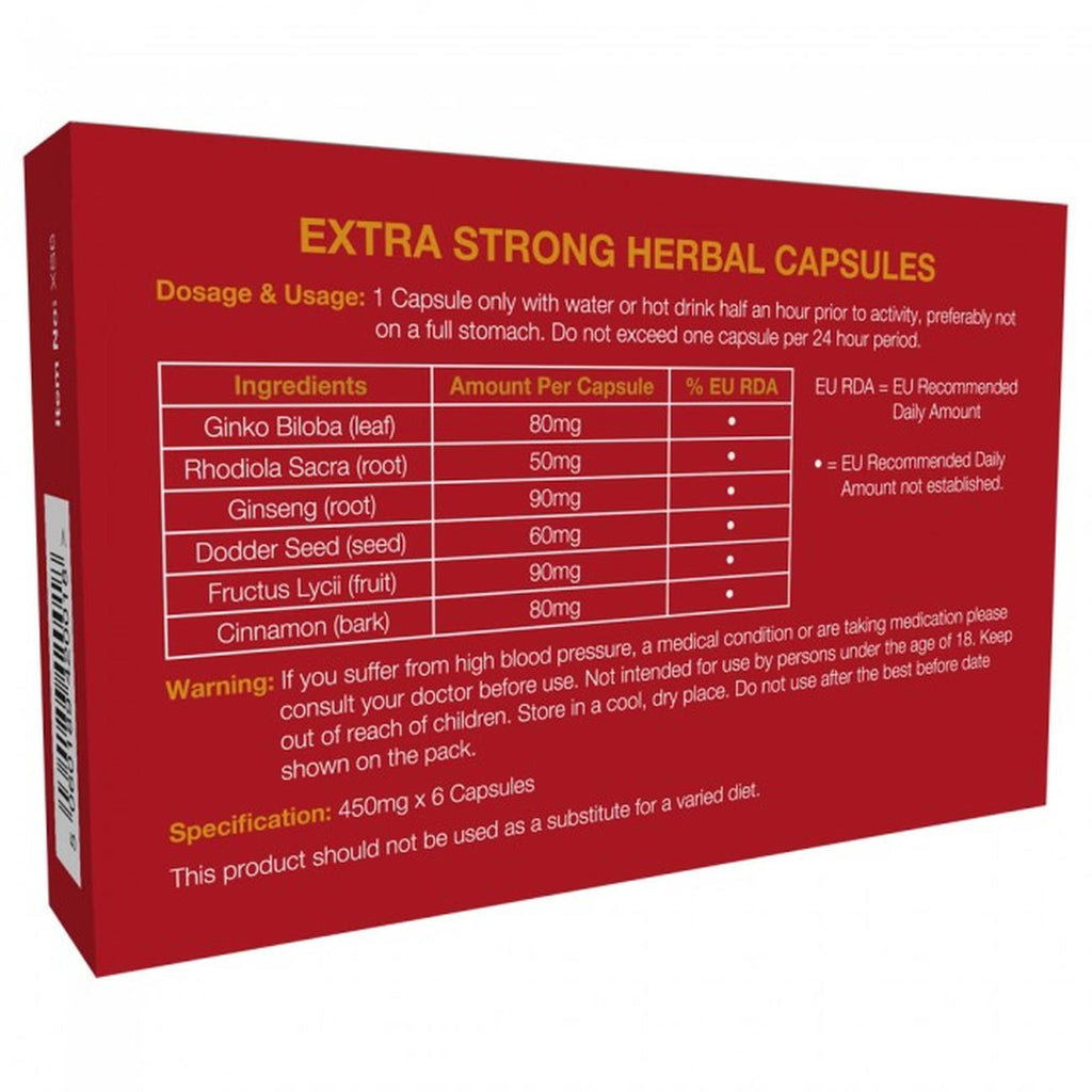 Extra Strong · bylinný doplněk stravy pro muže (6 kapslí)