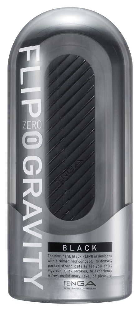 Tenga Flip 0 Zero Gravity · otevírací masturbátor se sáním · černá