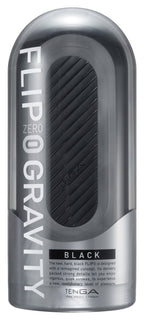 Tenga Flip 0 Zero Gravity · otevírací masturbátor se sáním · černá
