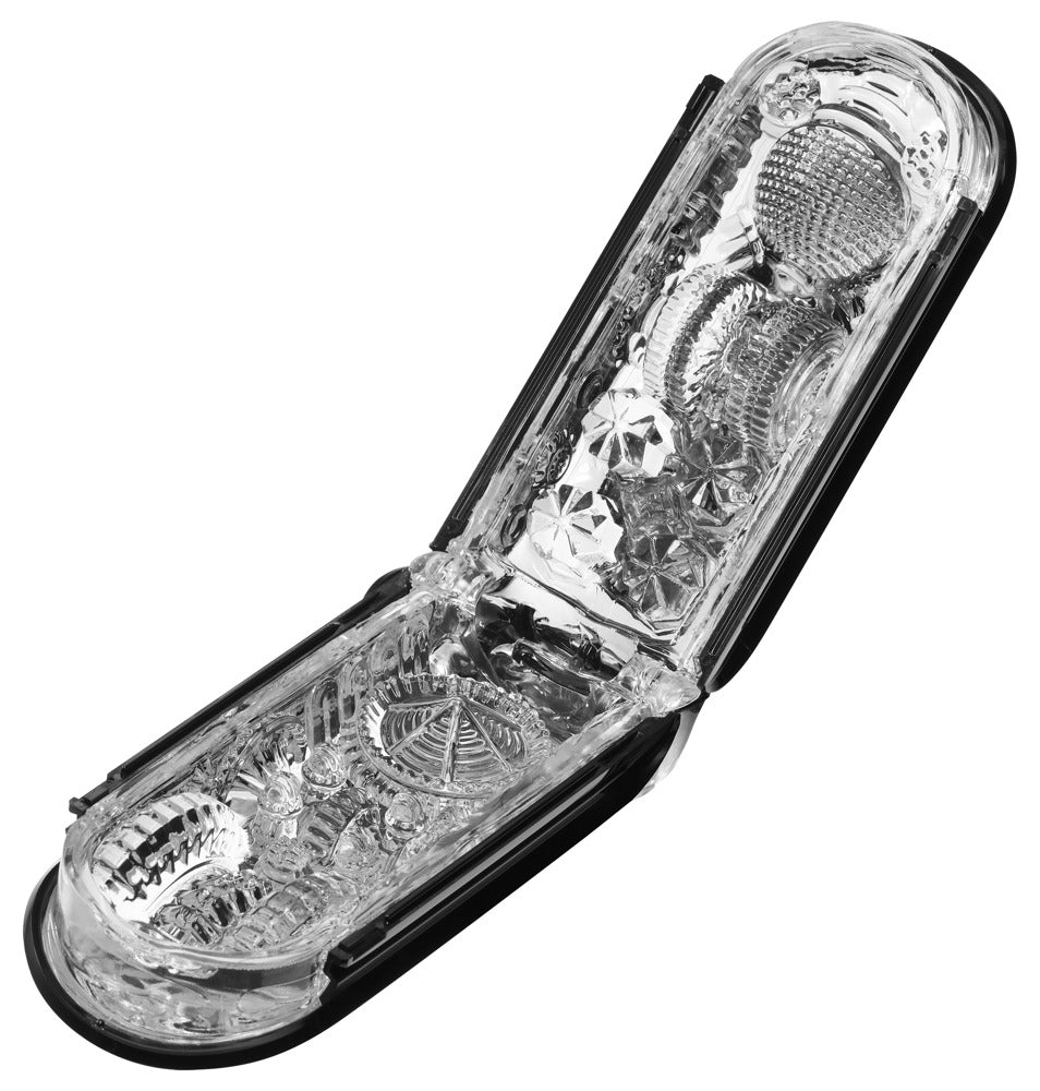 Tenga Flip 0 Zero Gravity · otevírací masturbátor se sáním · černá