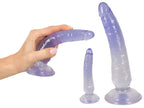 Crystal Anal Training Set · sada 3 průhledných análních dild