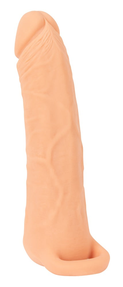 Nature Skin Extender · 2v1 návlek na penis a masturbátor · vel. L