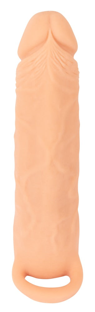 Nature Skin Extender · 2v1 návlek na penis a masturbátor · vel. L
