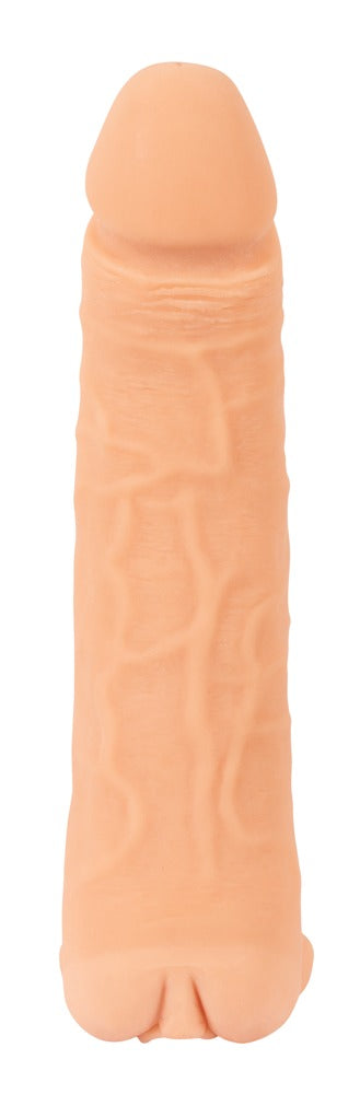 Nature Skin Extender · 2v1 návlek na penis a masturbátor · vel. L