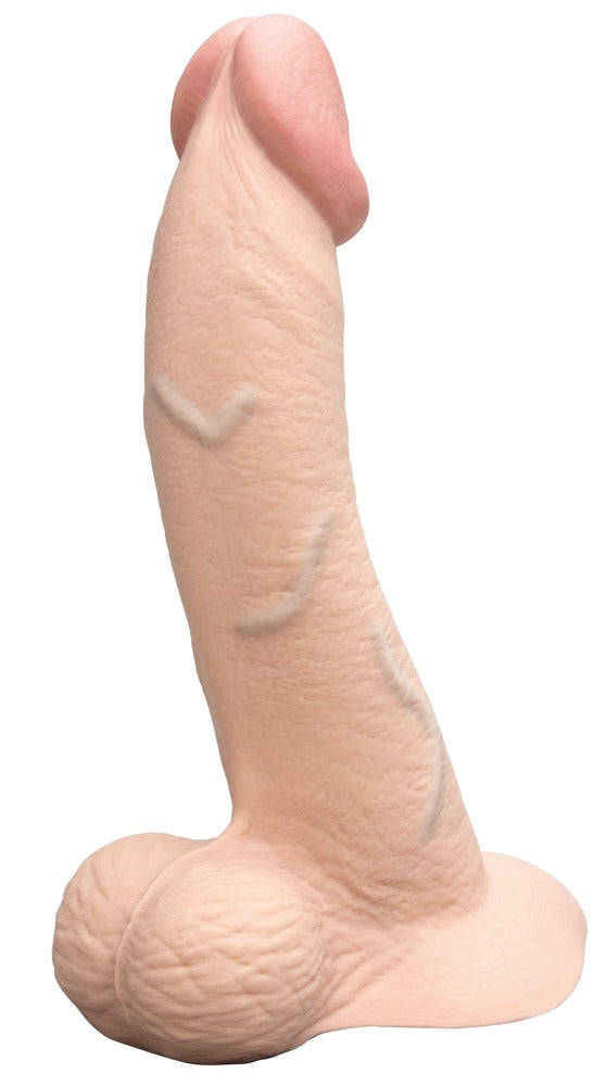 b-Vibe Slipskin 9" Curved · realistické zakřivené dildo s přísavkou