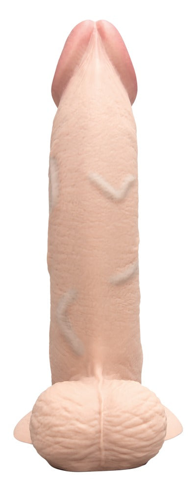b-Vibe Slipskin 9" Curved · realistické zakřivené dildo s přísavkou