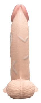 b-Vibe Slipskin 9" Curved · realistické zakřivené dildo s přísavkou