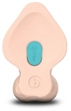 b-Vibe Slipskin 9" Curved · realistické zakřivené dildo s přísavkou