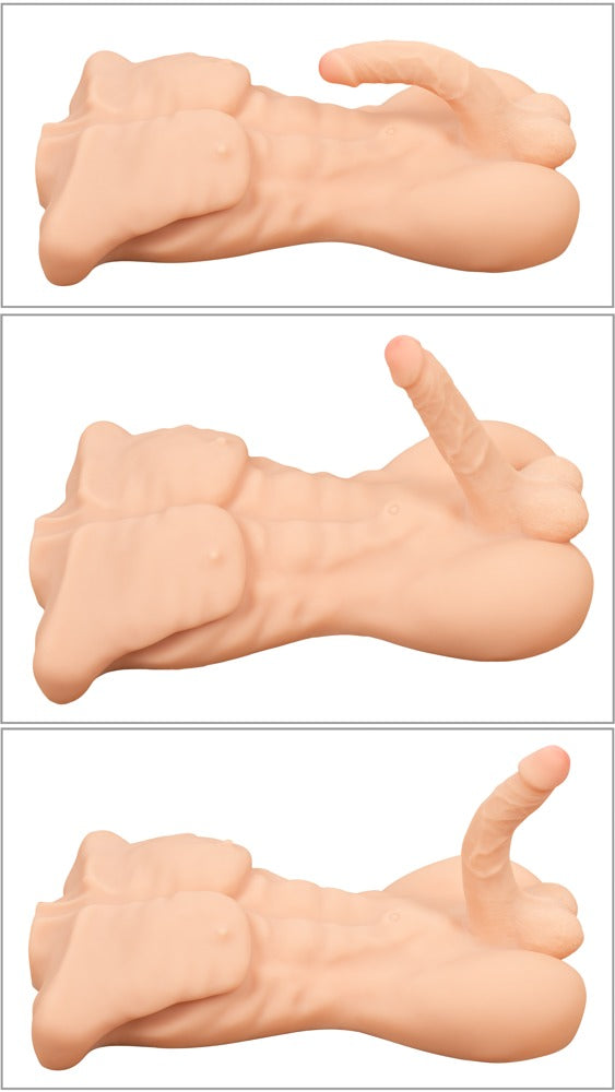 Realistixxx Deluxe Man · realistické mužské torzo s penisem a análním otvorem