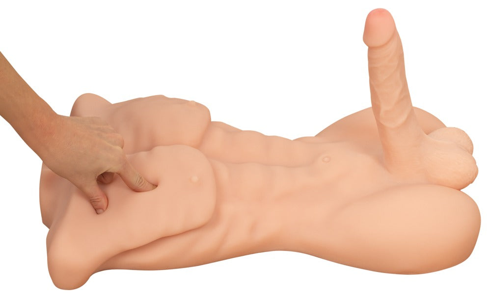 Realistixxx Deluxe Man · realistické mužské torzo s penisem a análním otvorem