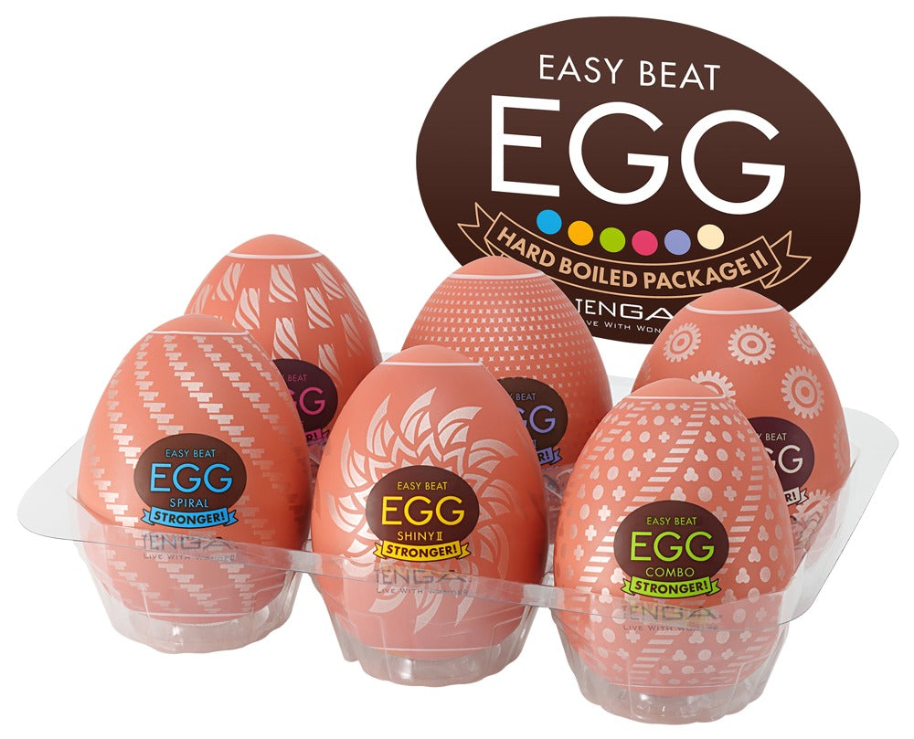 Tenga Egg HB Package II · jednorázové masturbátory ve vajíčku (6 ks)