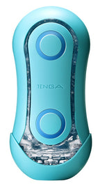 Tenga Flip Orb · rozevírací masturbátor se sacím efektem · modrá