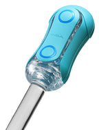 Tenga Flip Orb · rozevírací masturbátor se sacím efektem · modrá
