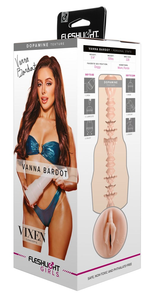 Fleshlight Girls Vanna Bardot Dopamine · masturbátor s vaginálním vstupem