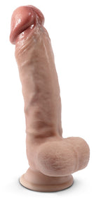 SilexD Model 1 Premium Real Skin · realistické dildo s přísavkou · 17,8 cm