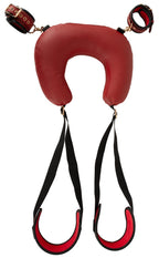 Bad Kitty Neck-Cushion-Thigh Restraint · polštář pod krk se stehenními popruhy a pouty