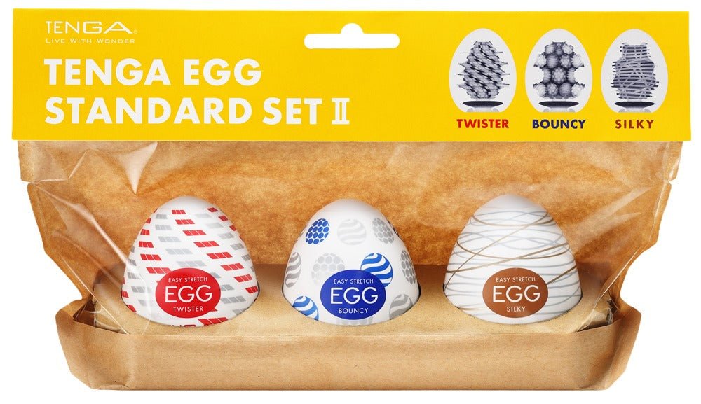 Tenga Egg Standard Set 2 · jednorázové masturbátory (3 ks)