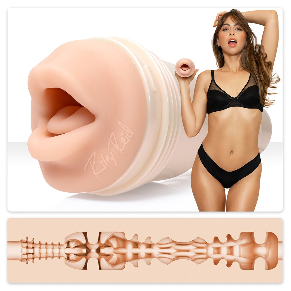 Fleshlight Girls Riley Reid Insomnia · masturbátor s ústním vstupem