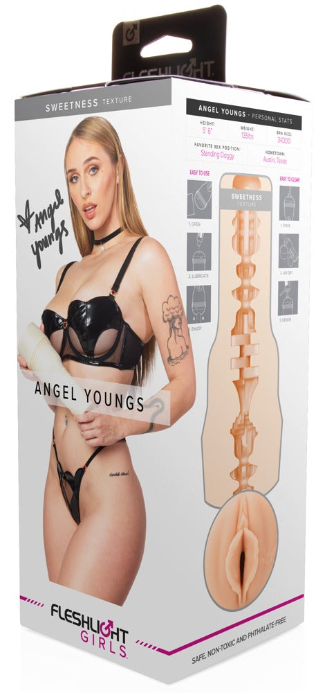 Fleshlight Girls Angel Youngs Sweetness · masturbátor s vaginálním vstupem