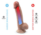 SilexD Model 1 Premium Real Skin · realistické dildo s přísavkou · 20,5 cm