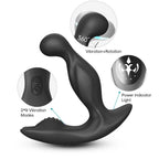 B Series Joy Bat King · masér prostaty s rotací a dálkovým ovládáním, černý