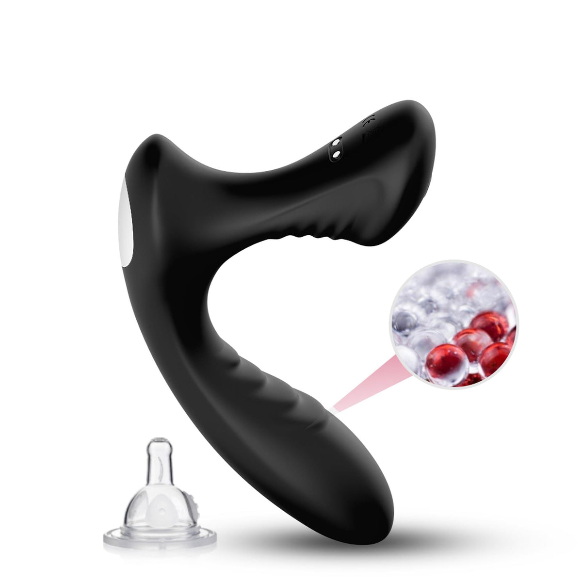 B Series Joy Storm · masér prostaty s vibracemi, černý