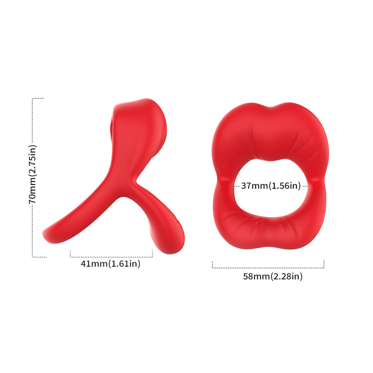 Big Mouth Red 9 vibration function