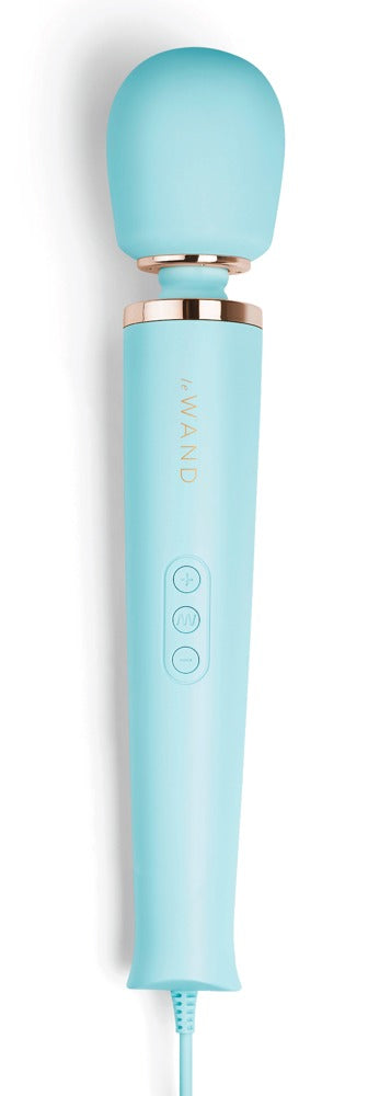 Le Wand Powerful Plug-In Vibrating Massager · masážní hlavice do sítě · modrá