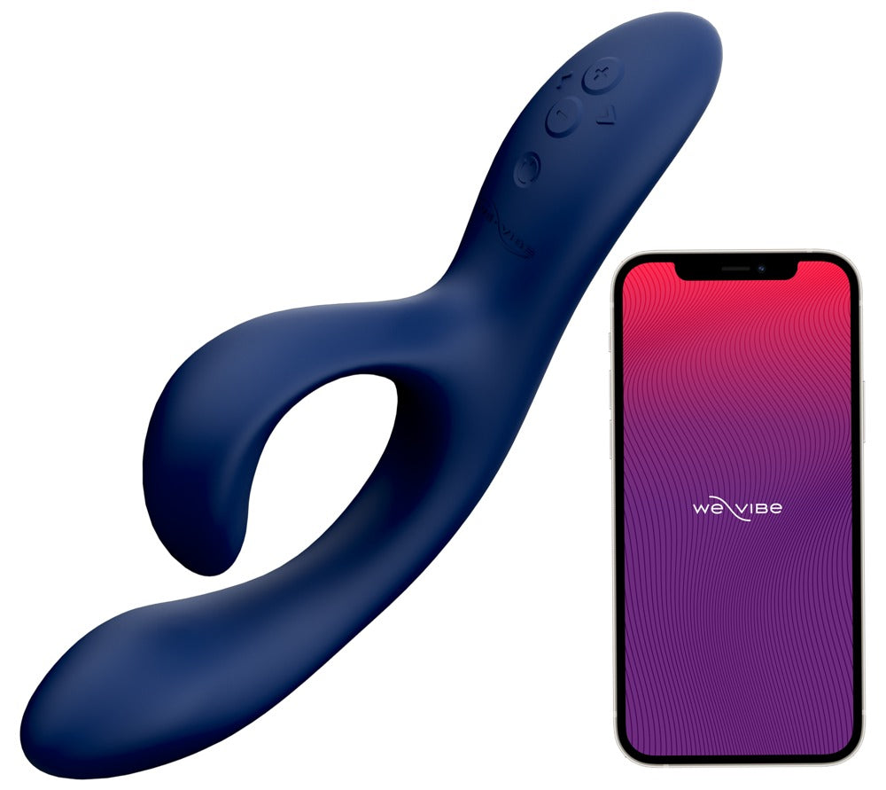 We-Vibe Nova 2 · rabbit vibrátor s ohebným ramenem · půlnoční modrá