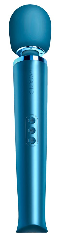 Le Wand Rechargeable Vibrating Massager · masážní hlavice · modrá