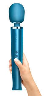 Le Wand Rechargeable Vibrating Massager · masážní hlavice · modrá