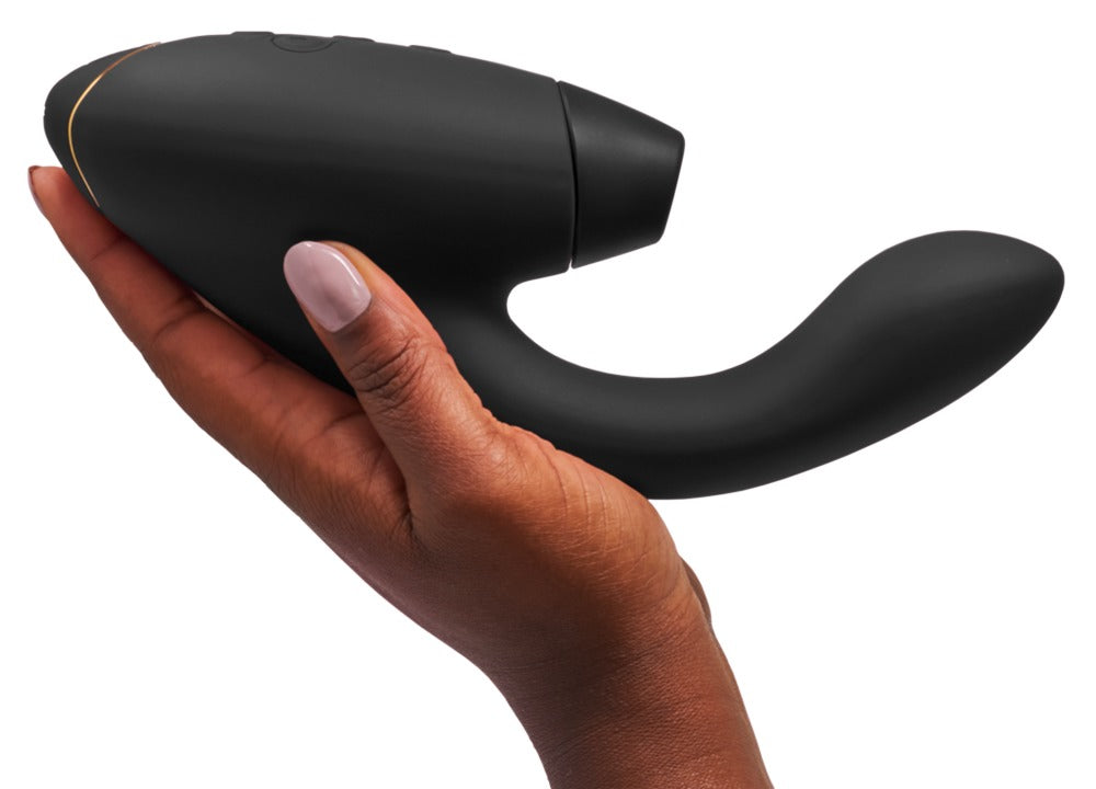 Womanizer Duo 2 · stimulátor klitorisu a bodu G · černá