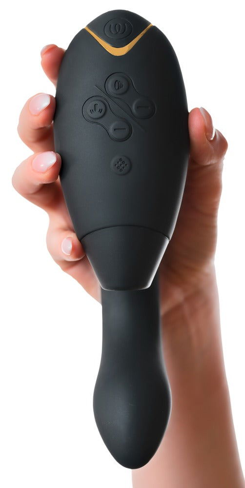 Womanizer Duo 2 · stimulátor klitorisu a bodu G · černá